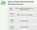 Náhled k programu Super Flexible File Synchronizer